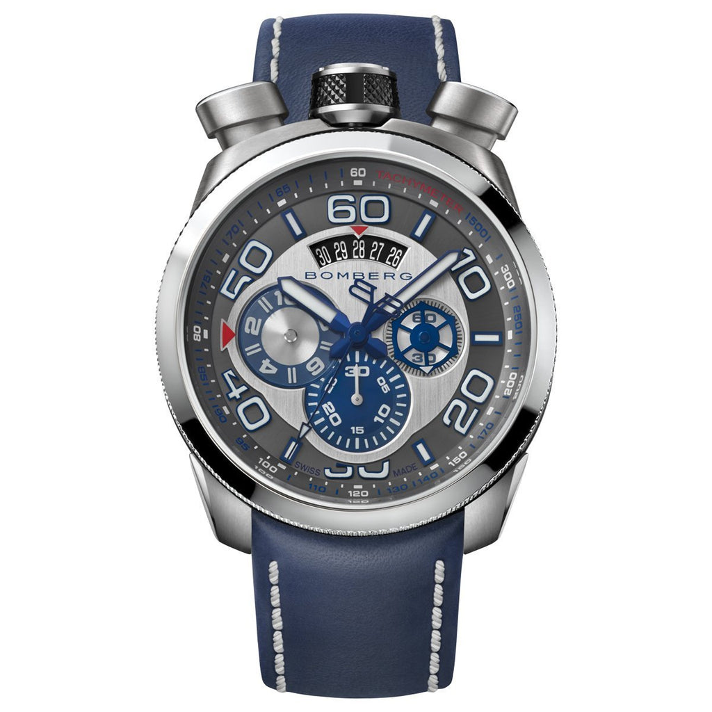 Bomberg Men's Chronograph Watch BOLT-68 Blue