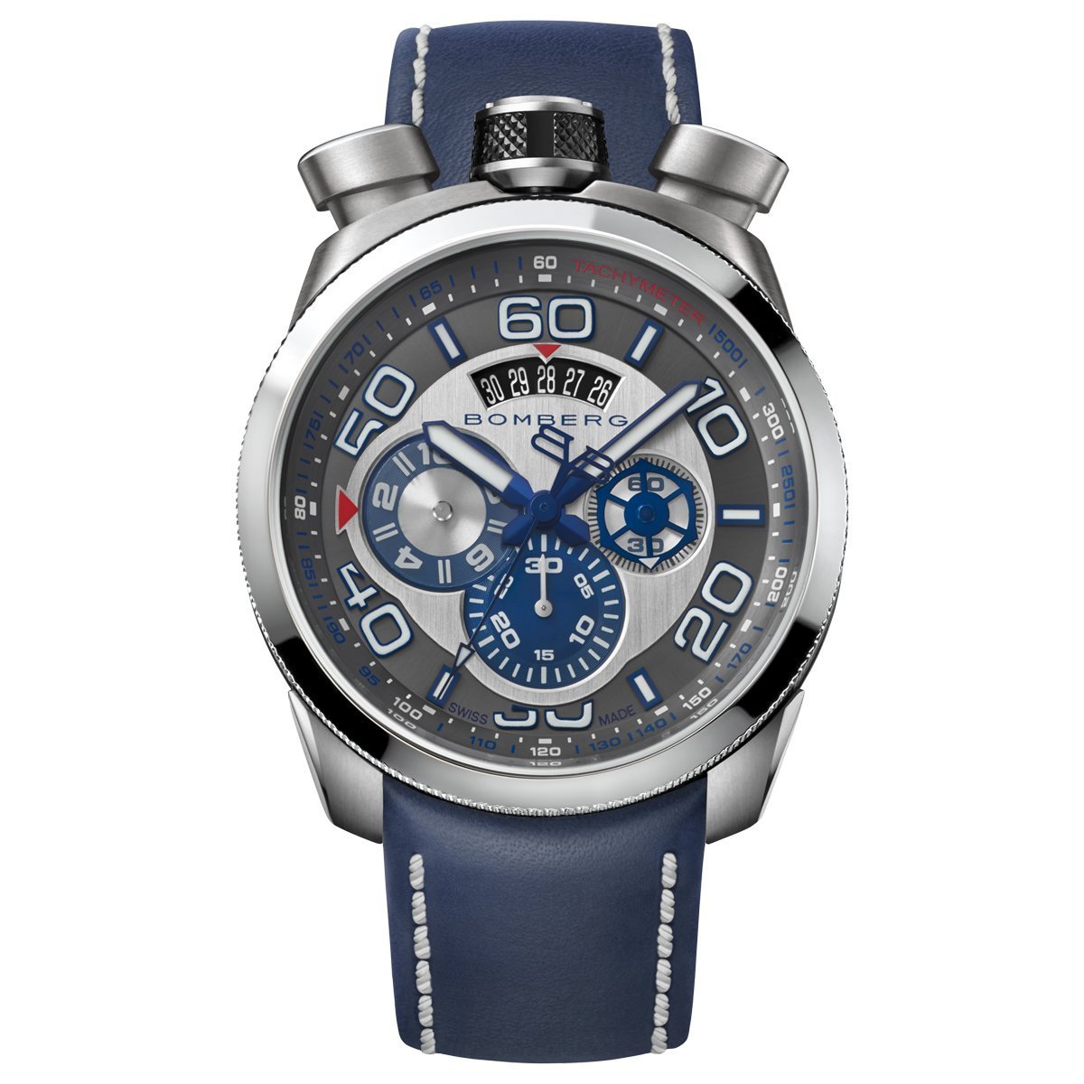 Bomberg Men's Chronograph Watch BOLT-68 Blue