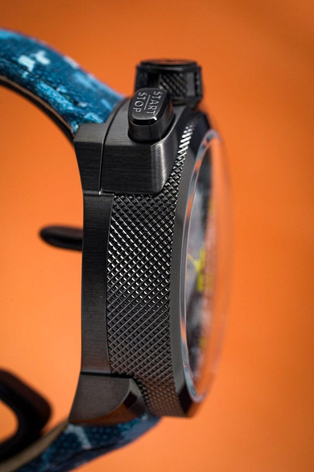 Bomberg Men's Chronograph Watch BOLT-68 Blue Camo Limited Edition