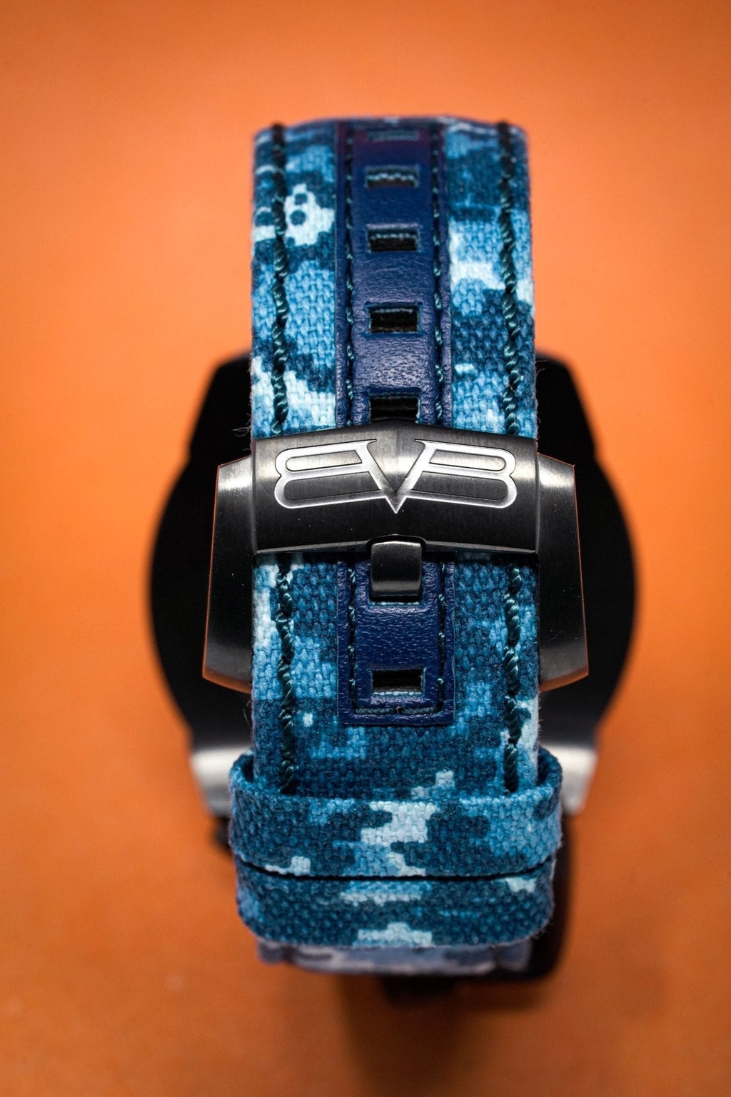 Bomberg Men's Chronograph Watch BOLT-68 Blue Camo Limited Edition