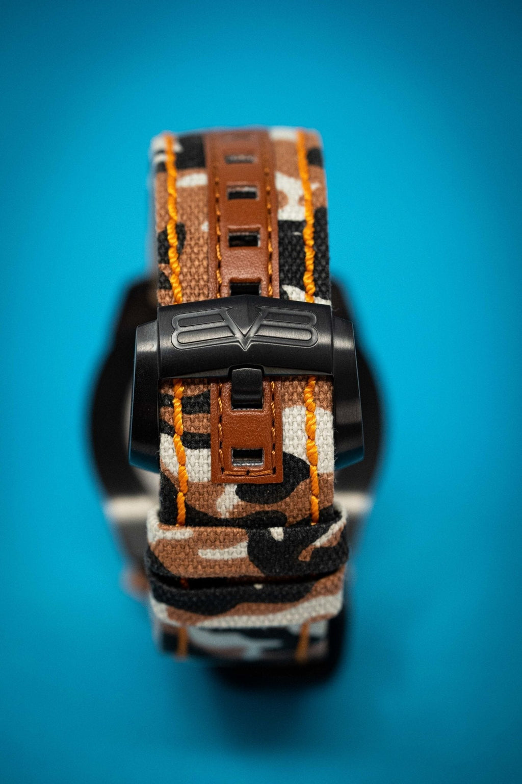 Bomberg Men's Chronograph Watch BOLT-68 Orange Camouflage Limited Edition
