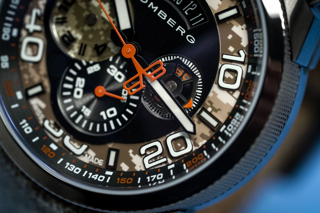 Bomberg Men's Chronograph Watch BOLT-68 Desert Camo Limited Edition