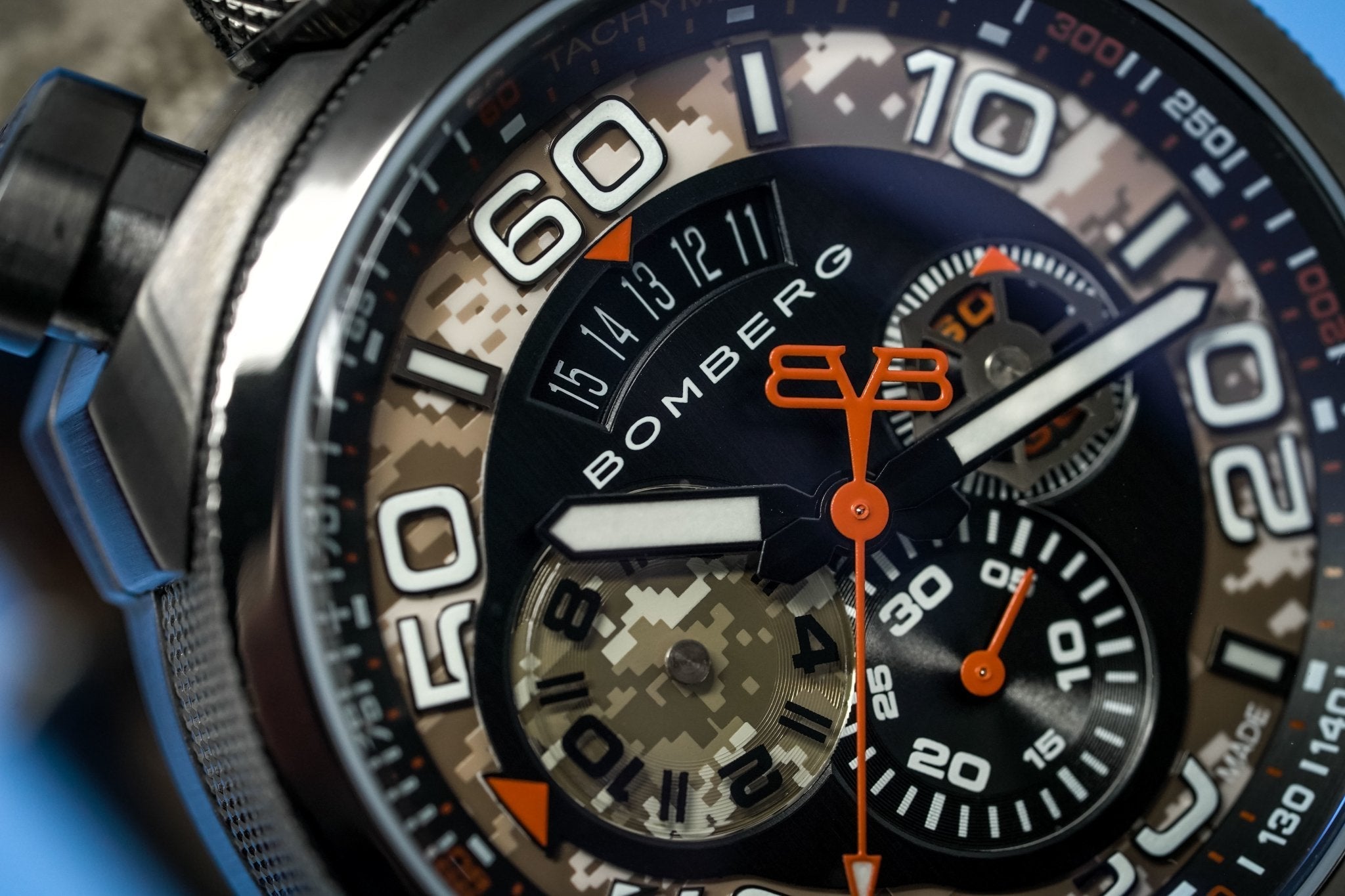 Bomberg Men's Chronograph Watch BOLT-68 Desert Camo Limited Edition