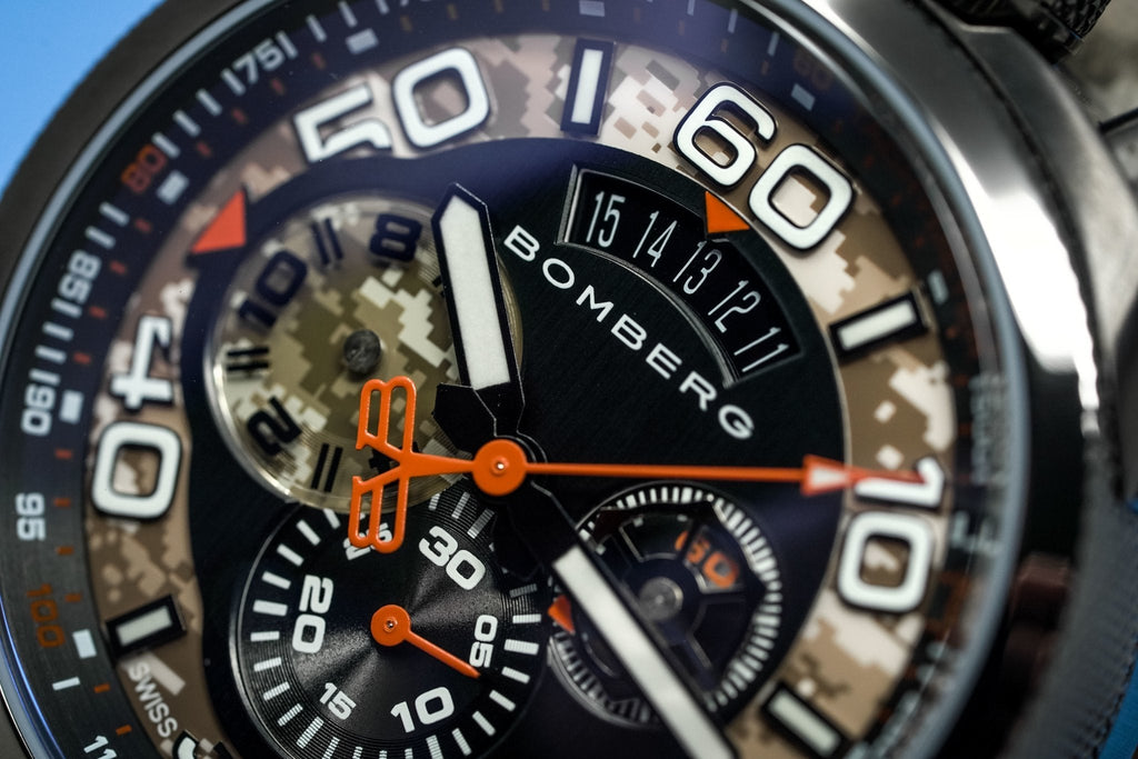 Bomberg Men's Chronograph Watch BOLT-68 Desert Camo Limited Edition