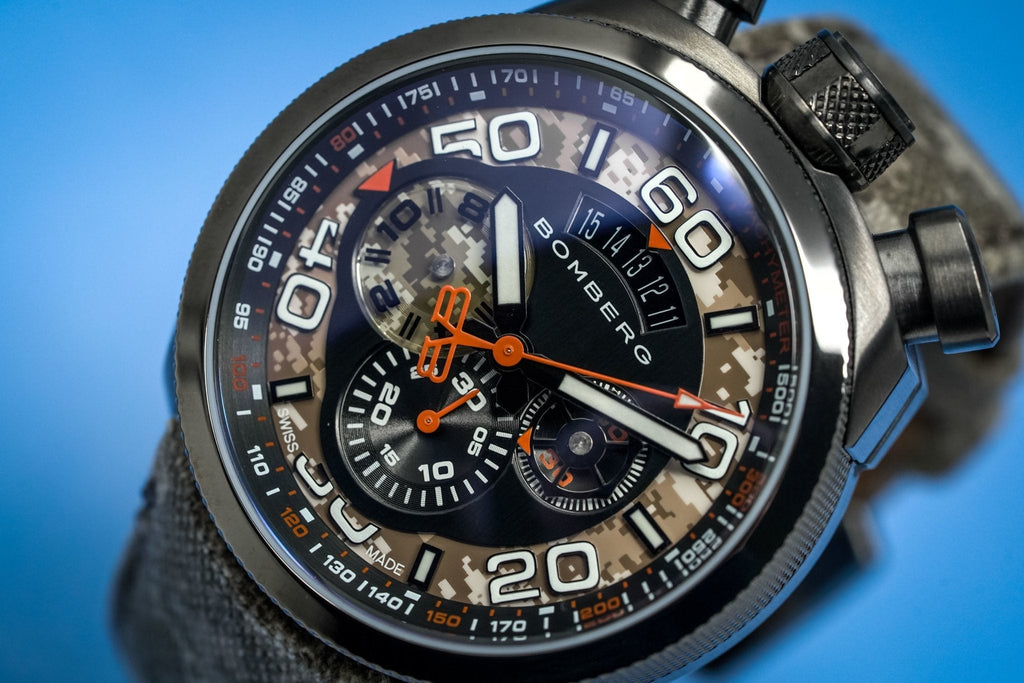 Bomberg Men's Chronograph Watch BOLT-68 Desert Camo Limited Edition