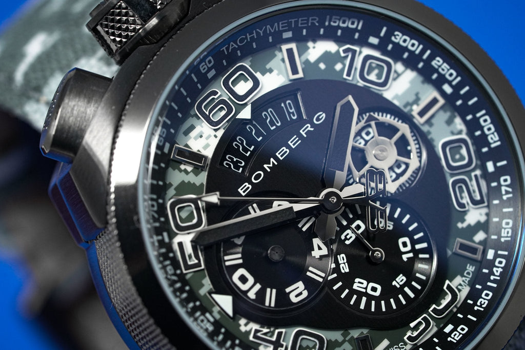 Bomberg Chronograph Watch BOLT-68 Winter Camo Limited Edition