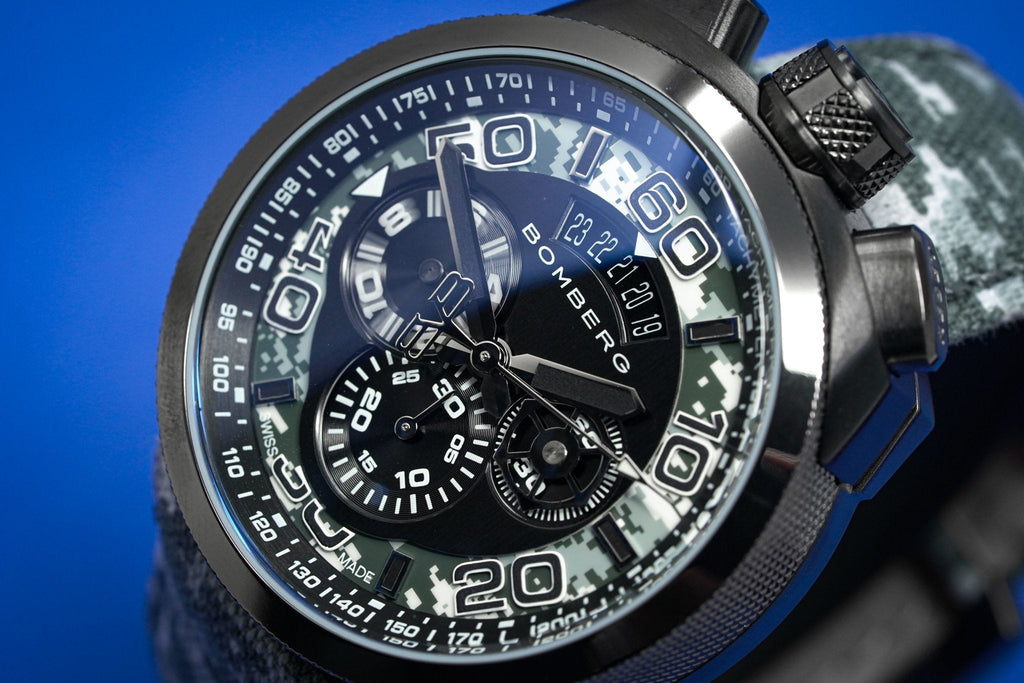 Bomberg Chronograph Watch BOLT-68 Winter Camo Limited Edition