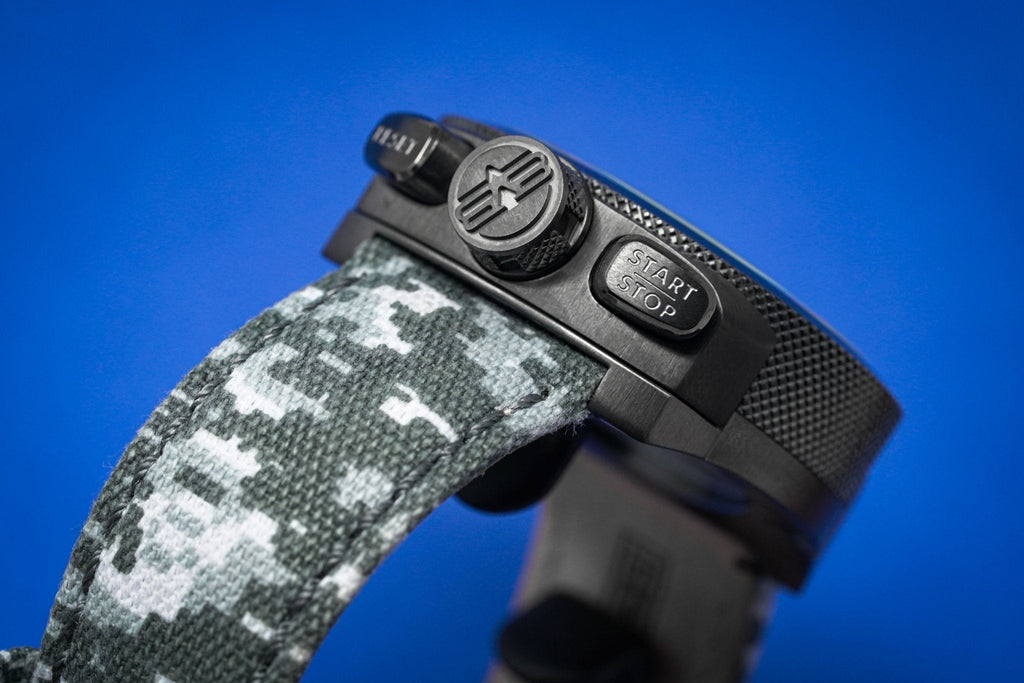 Bomberg Chronograph Watch BOLT-68 Winter Camo Limited Edition
