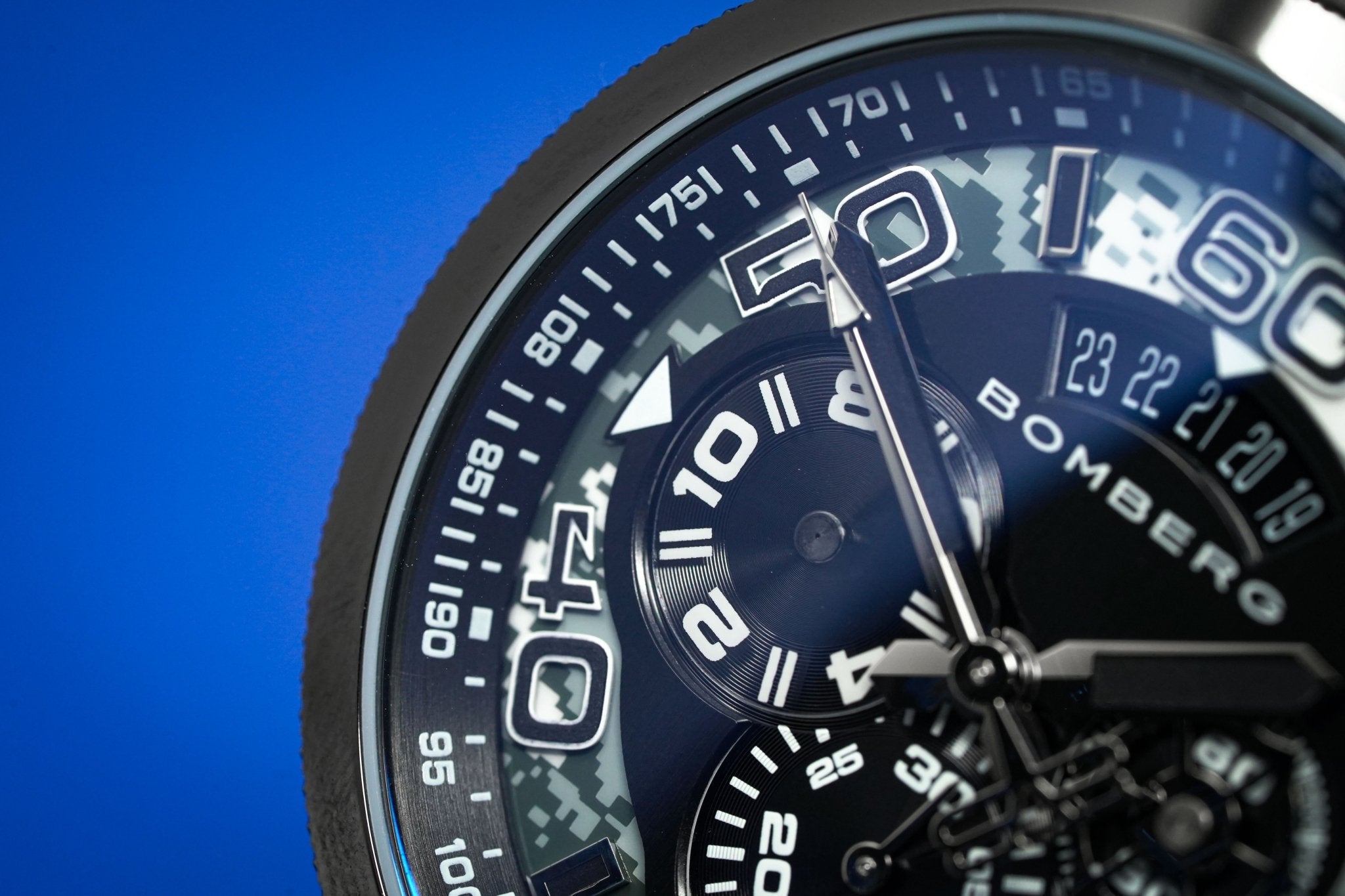 Bomberg Chronograph Watch BOLT-68 Winter Camo Limited Edition