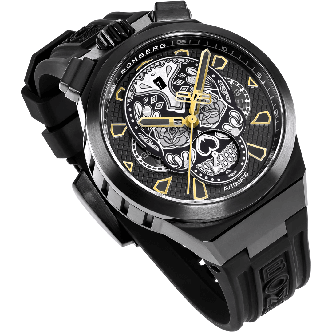 Bomberg Men's Bolt-68 Neo Calaveras Black Watch