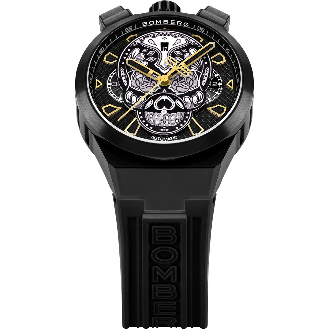 Bomberg Men's Bolt-68 Neo Calaveras Black Watch