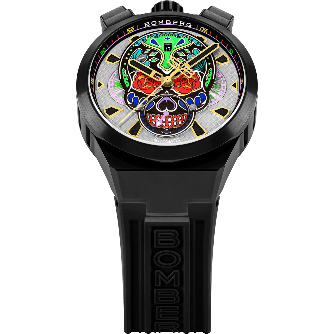 Bomberg Men's Bolt-68 Neo Calaveras Multicolour Watch