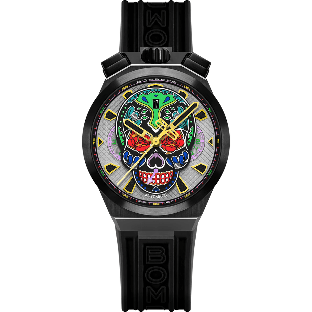 Bomberg Men's Bolt-68 Neo Calaveras Multicolour Watch