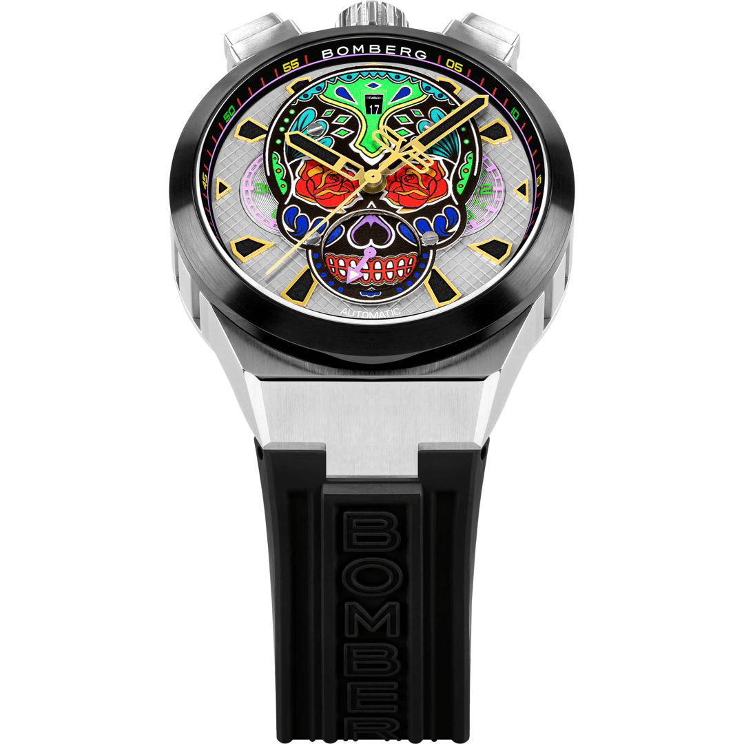 Bomberg Men's Bolt-68 Neo Calaveras Multicolour Watch