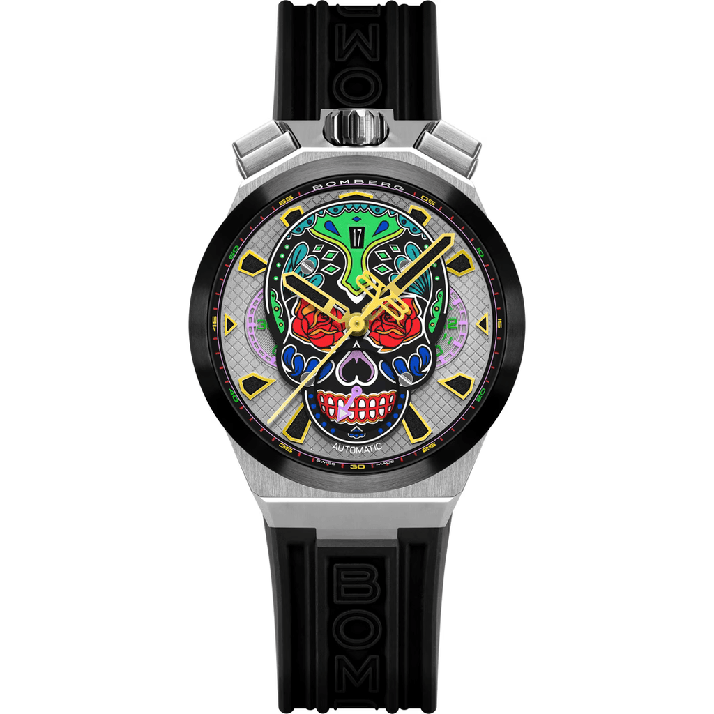 Bomberg Men's Bolt-68 Neo Calaveras Multicolour Watch