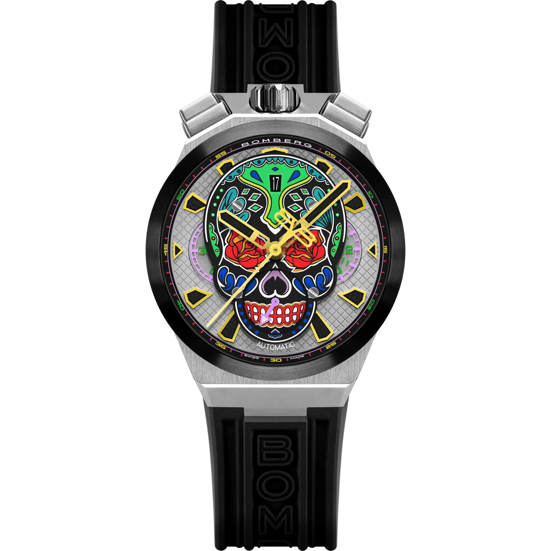 Bomberg Men's Bolt-68 Neo Calaveras Multicolour Watch