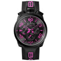 Bomberg Men's Chronograph Watch BOLT-68 Black PVD Pink
