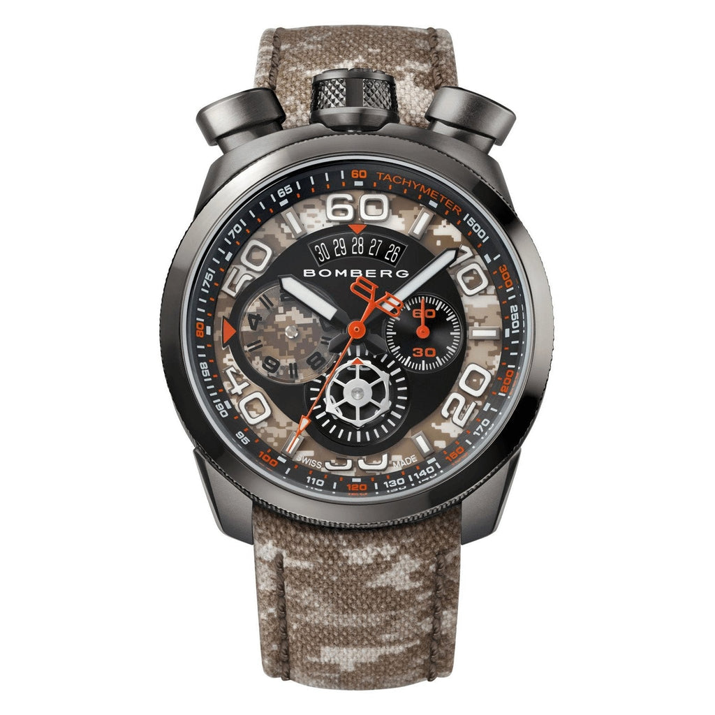 Bomberg Men's Chronograph Watch BOLT-68 Desert Camo Limited Edition