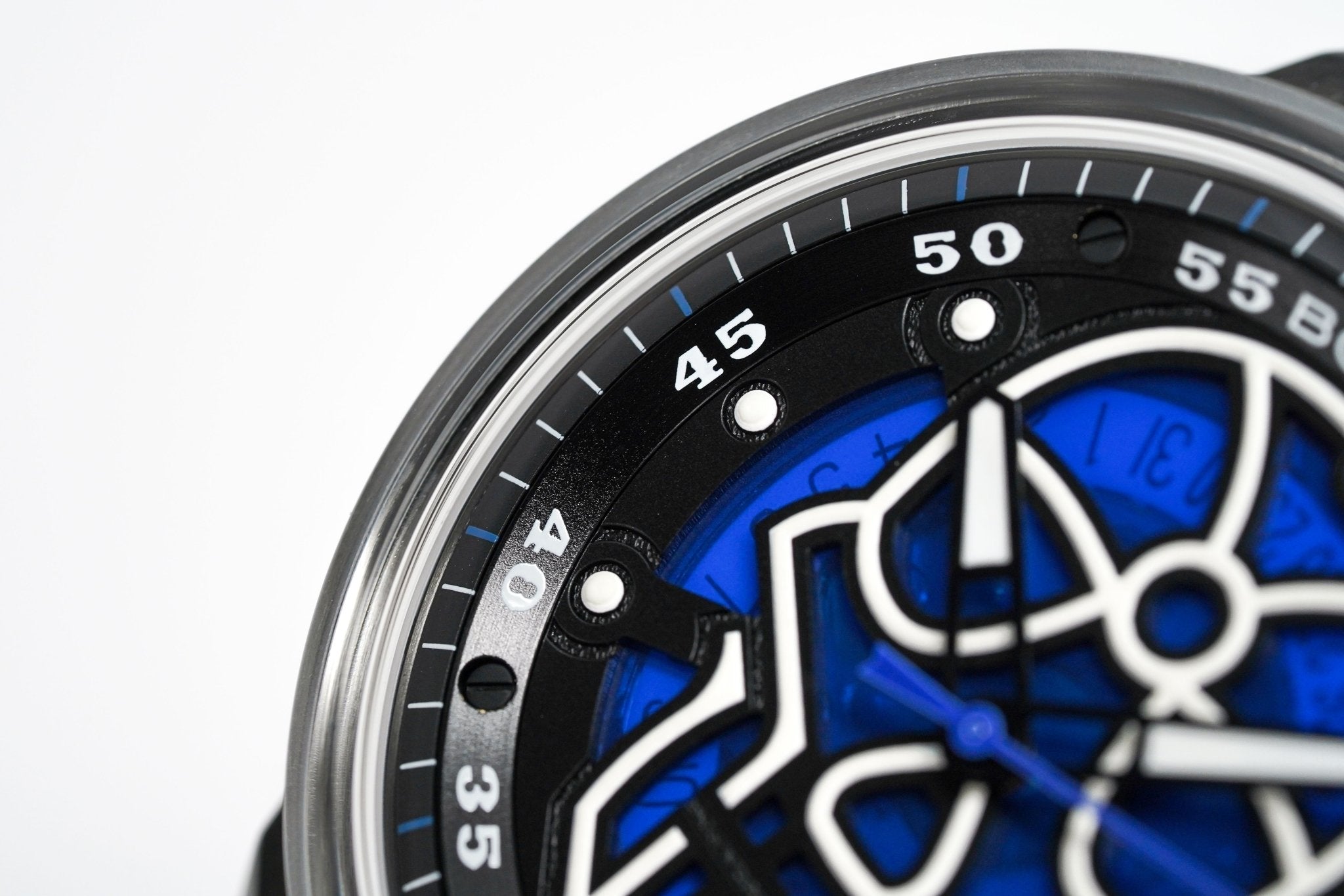 Bomberg Watch BB-01 Automatic Blue Skull