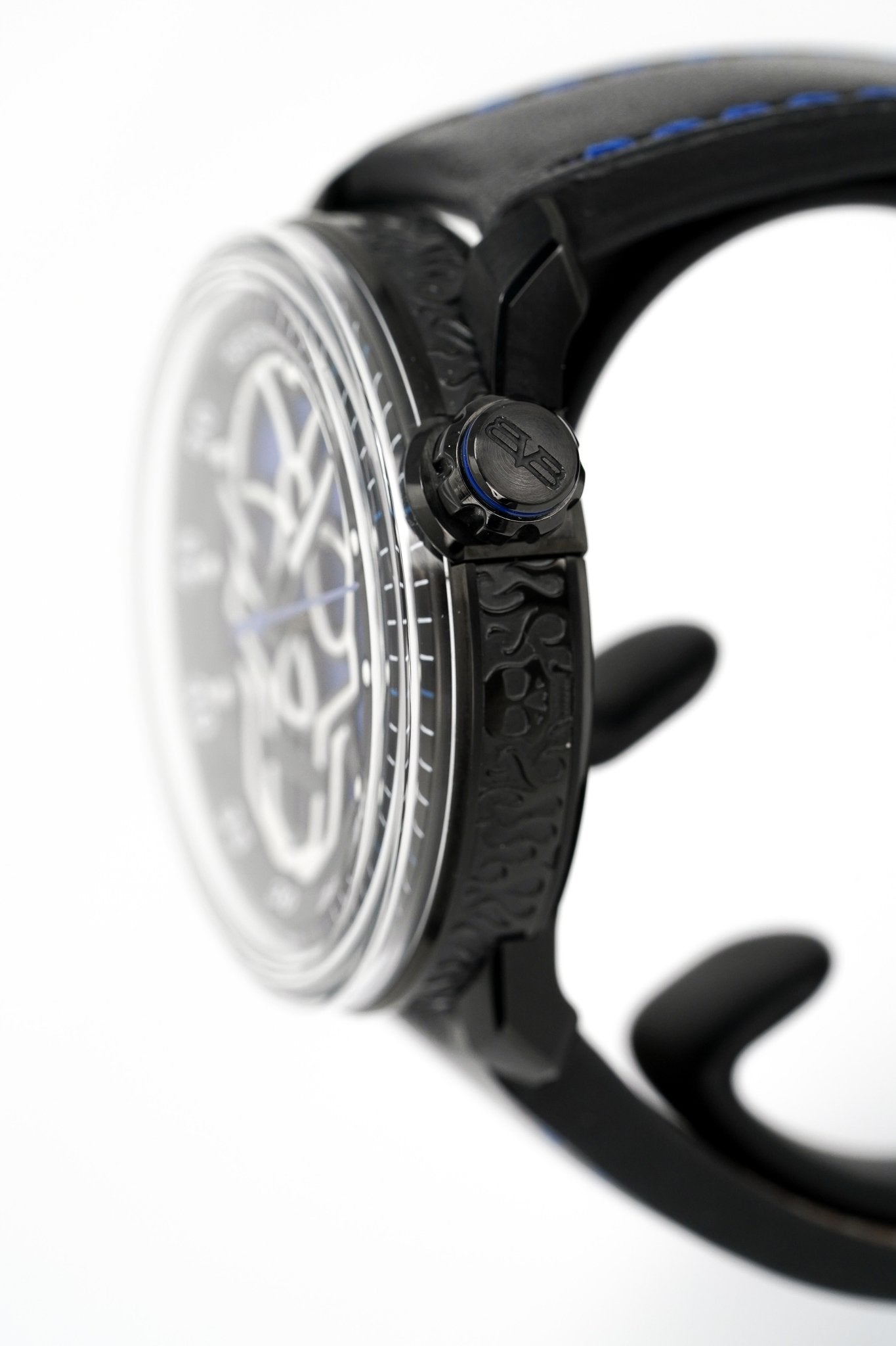 Bomberg Watch BB-01 Automatic Blue Skull