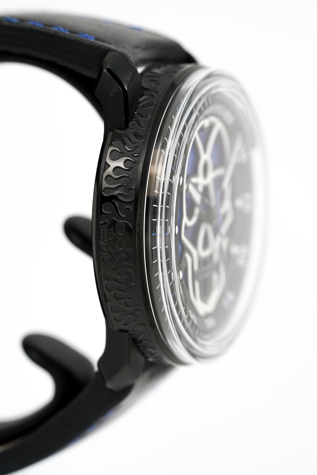 Bomberg Watch BB-01 Automatic Blue Skull