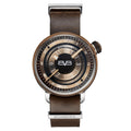 Bomberg Men's Watch BB-01 Black PVD Brown