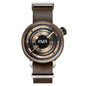 Bomberg Men's Watch BB-01 Black PVD Brown