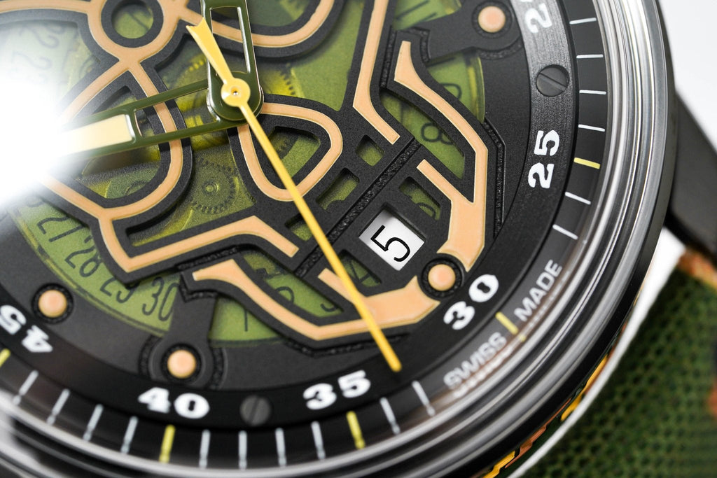 Bomberg Watch BB-01 Automatic Limited Edition Military Skull