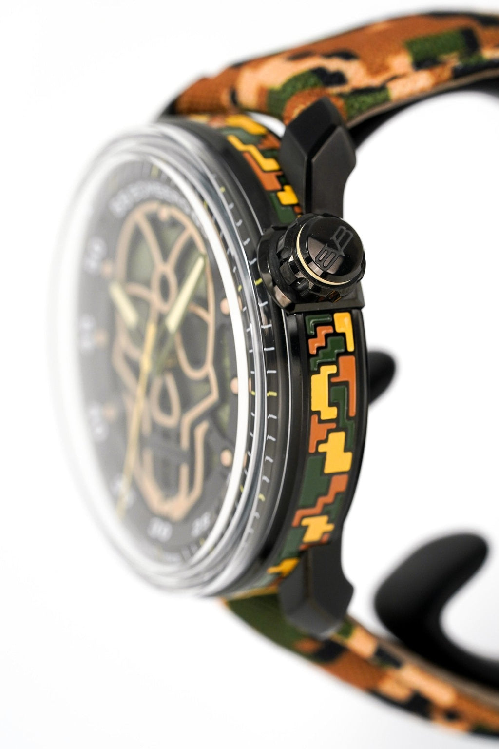 Bomberg Watch BB-01 Automatic Limited Edition Military Skull