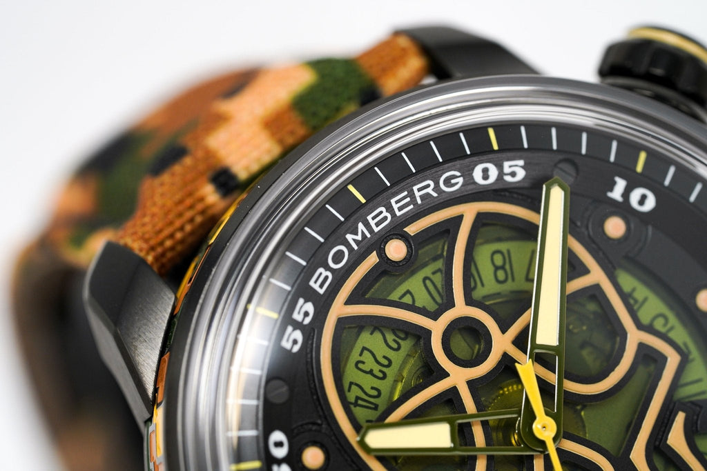 Bomberg Watch BB-01 Automatic Limited Edition Military Skull