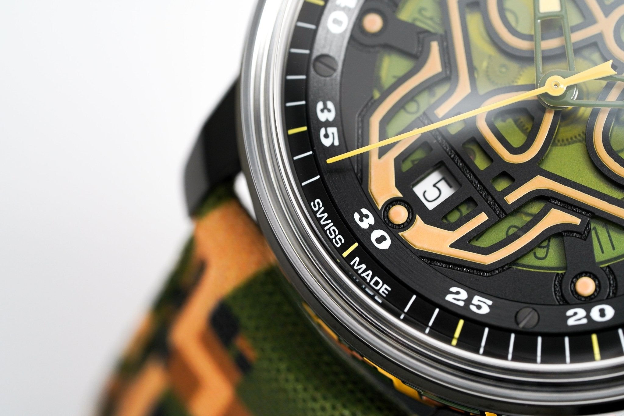 Bomberg Watch BB-01 Automatic Limited Edition Military Skull