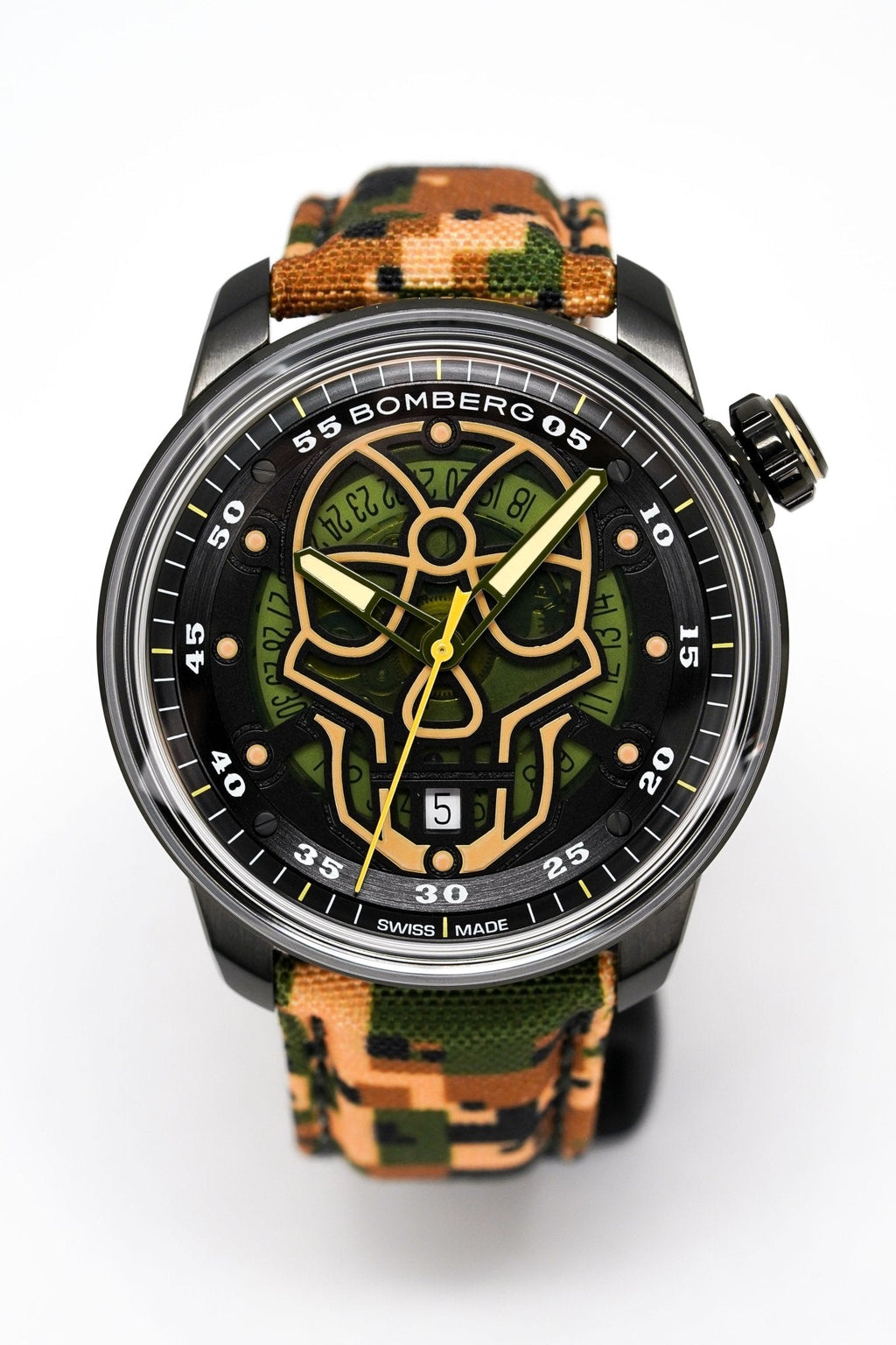 Bomberg Watch BB-01 Automatic Limited Edition Military Skull