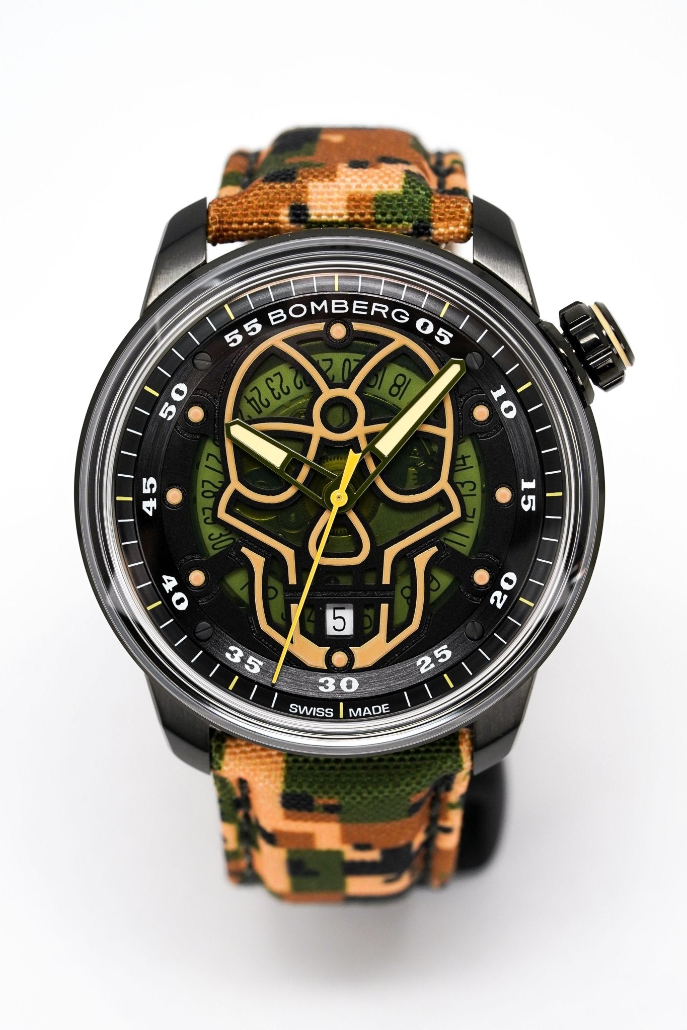 Bomberg Watch BB-01 Automatic Limited Edition Military Skull