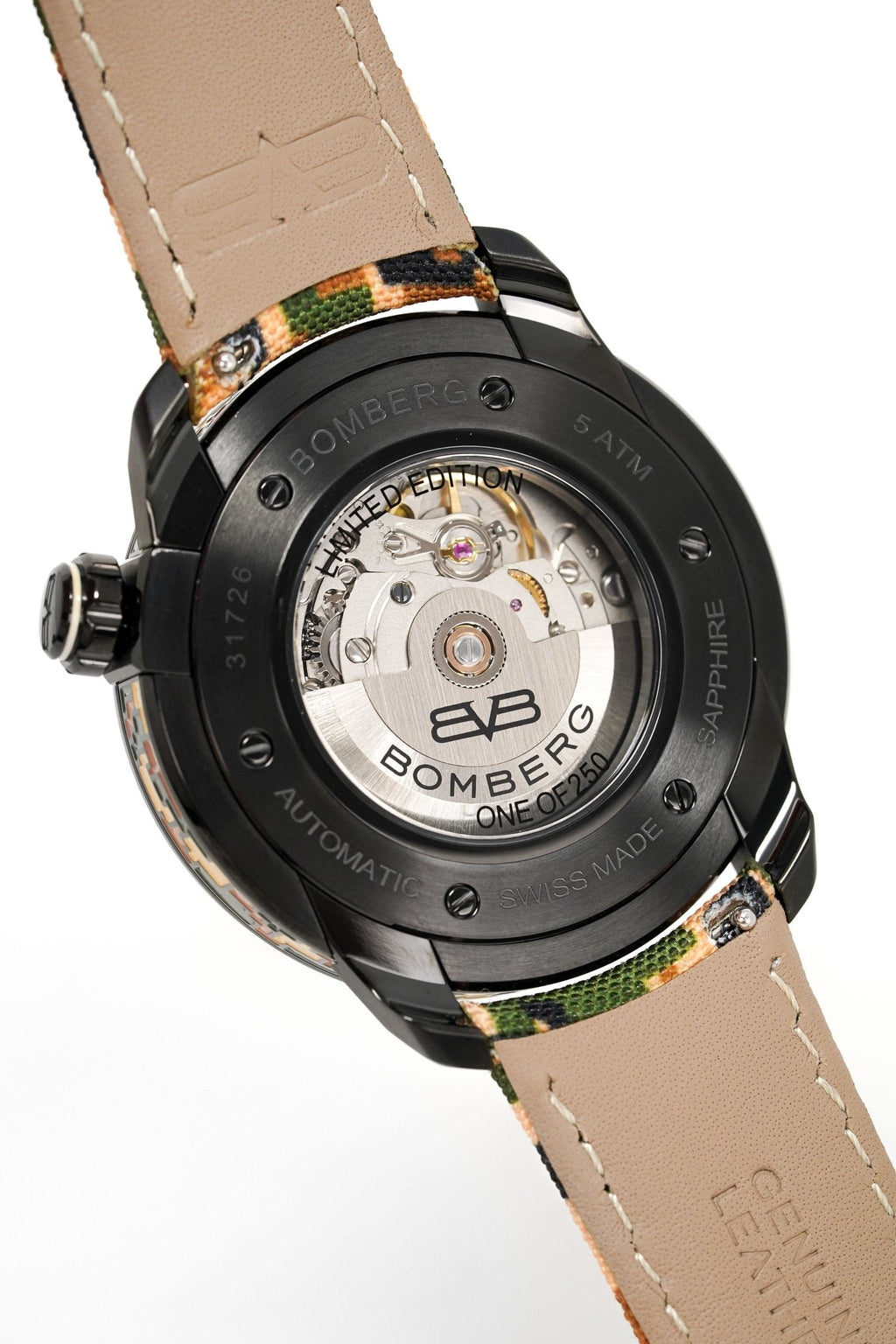Bomberg Watch BB-01 Automatic Limited Edition Military Skull