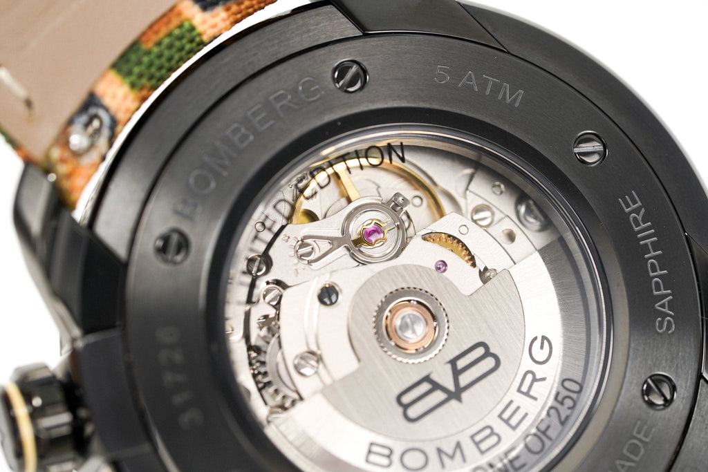 Bomberg Watch BB-01 Automatic Limited Edition Military Skull