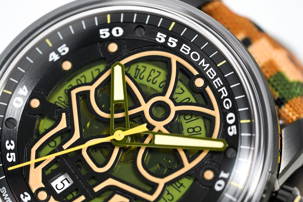 Bomberg Watch BB-01 Automatic Limited Edition Military Skull