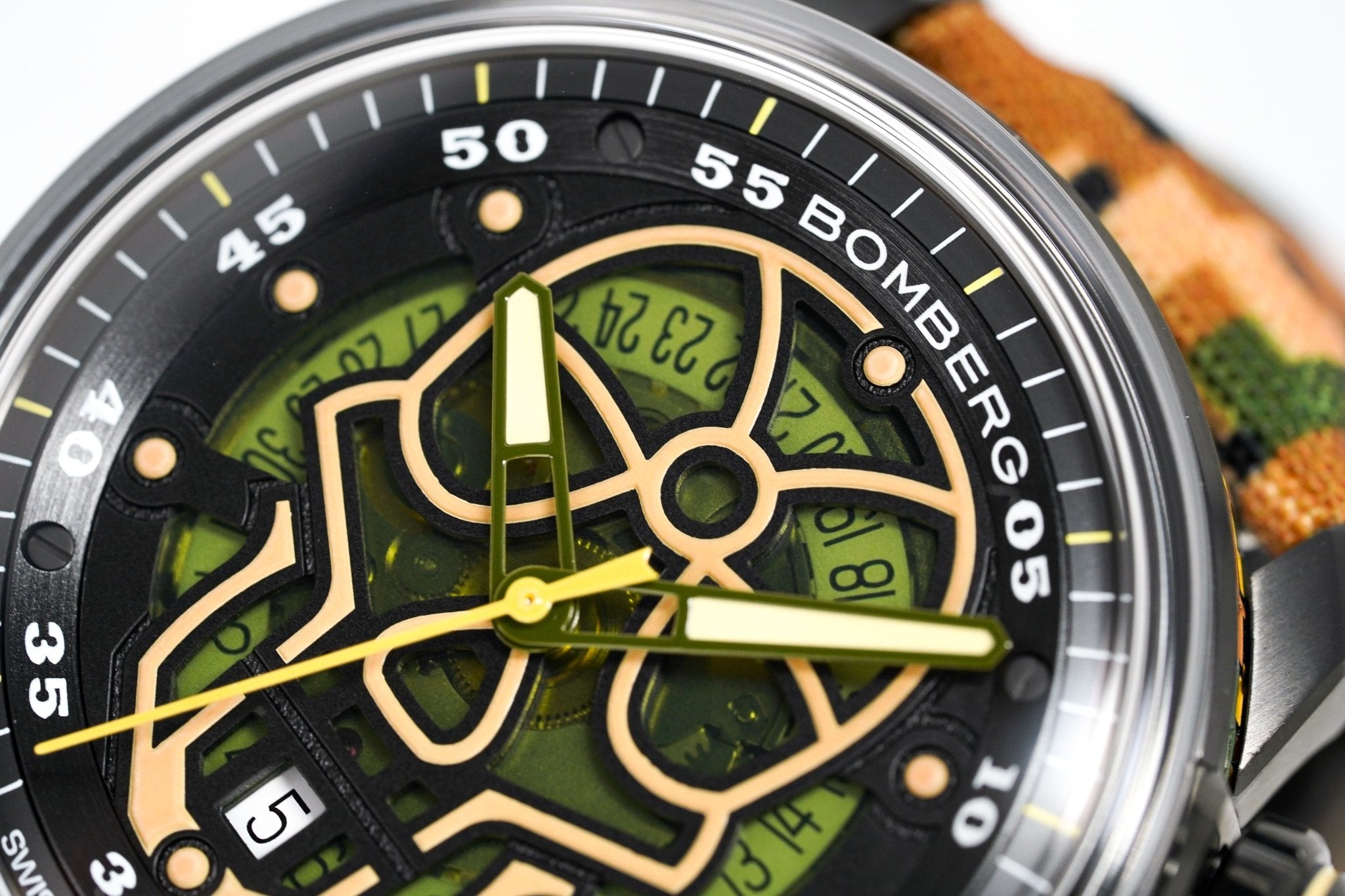 Bomberg Watch BB-01 Automatic Limited Edition Military Skull