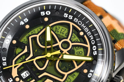 Bomberg Watch BB-01 Automatic Limited Edition Military Skull