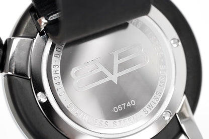 Bomberg Men's Watch BB-01 Black PVD Red