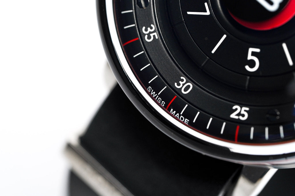 Bomberg Men's Watch BB-01 Black PVD Red