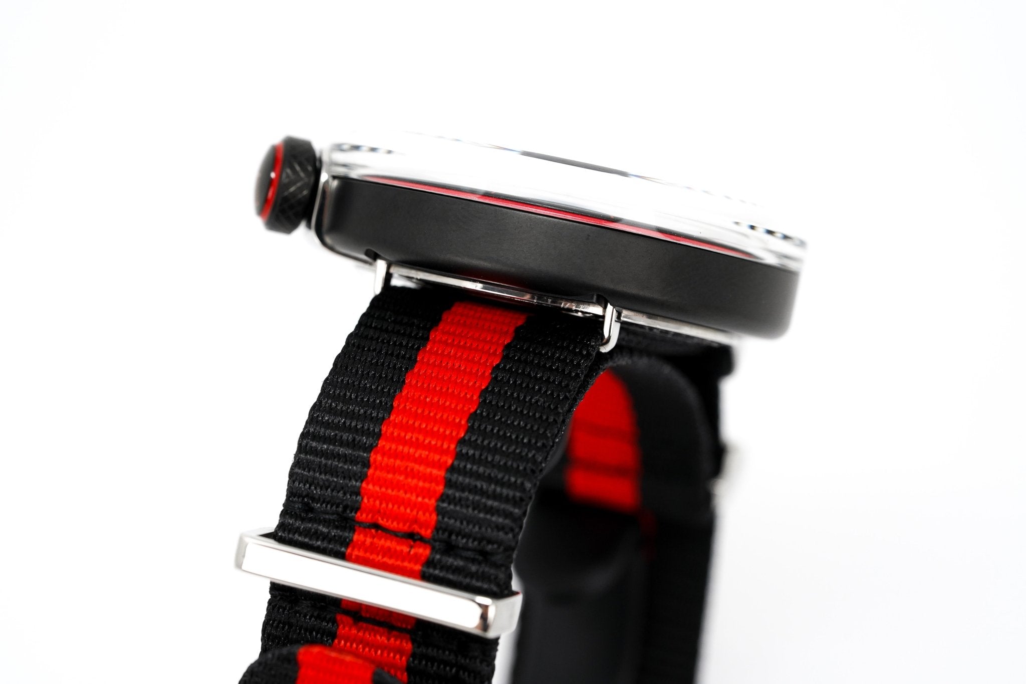 Bomberg Men's Watch BB-01 Black PVD Red