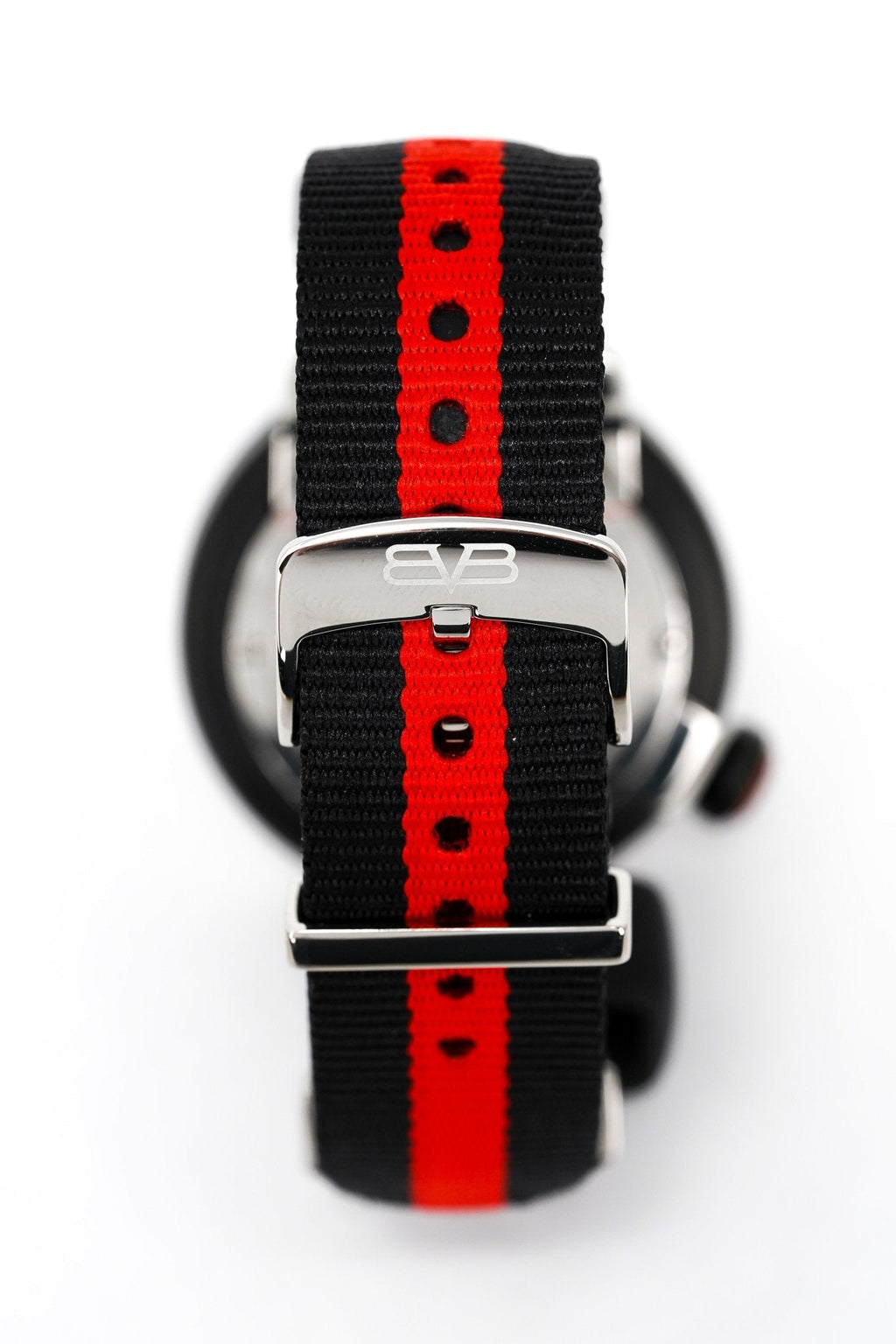 Bomberg Men's Watch BB-01 Black PVD Red
