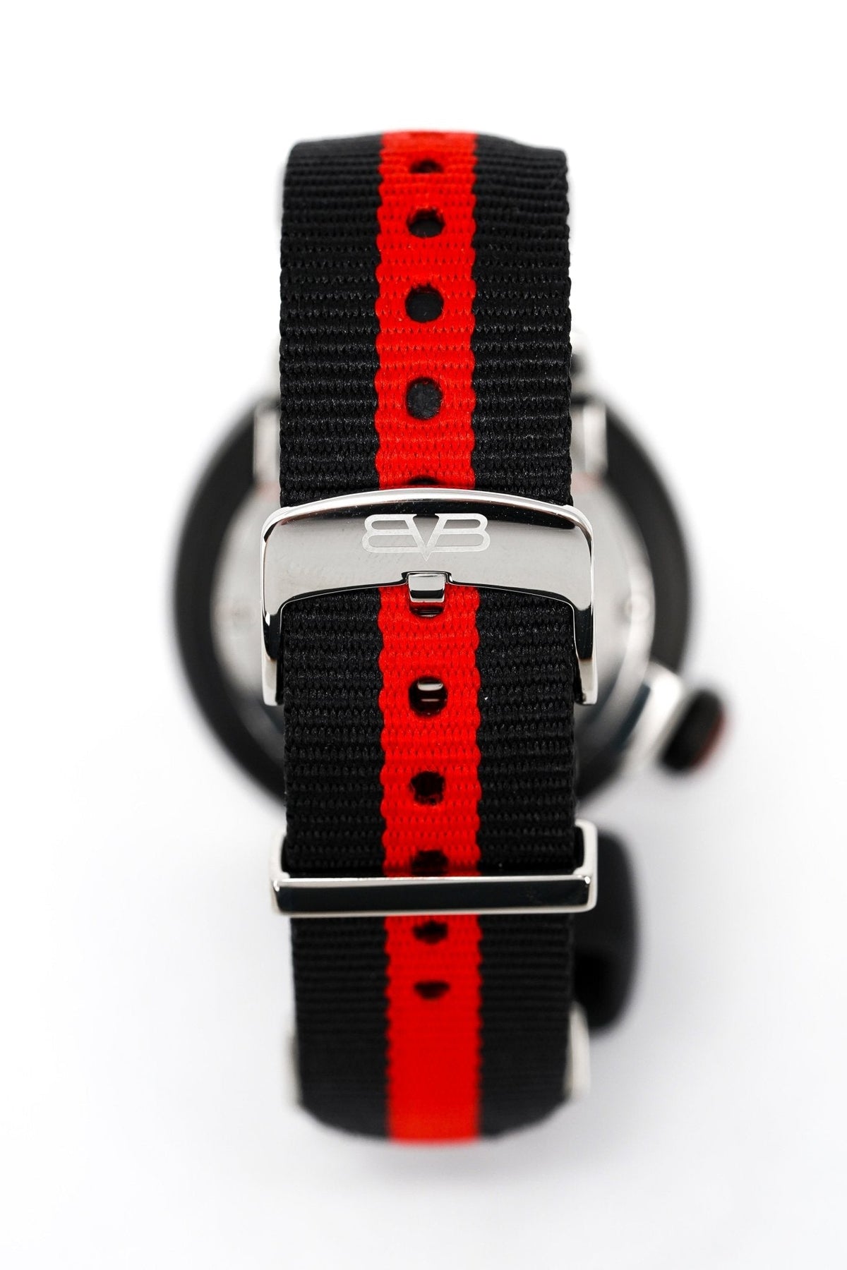 Bomberg Men's Watch BB-01 Black PVD Red