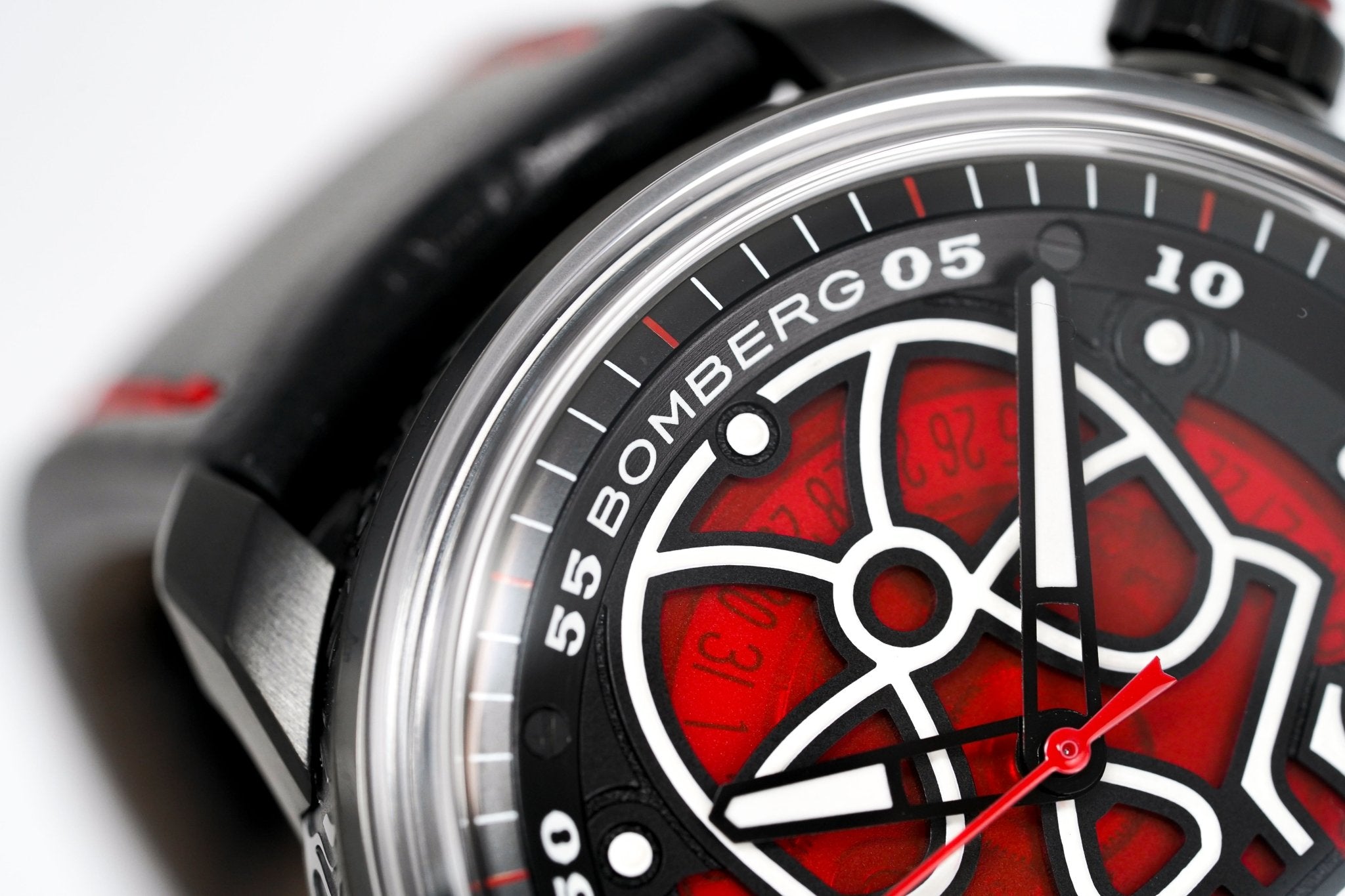Bomberg Watch BB-01 Automatic Red Skull