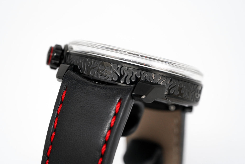 Bomberg Watch BB-01 Automatic Red Skull