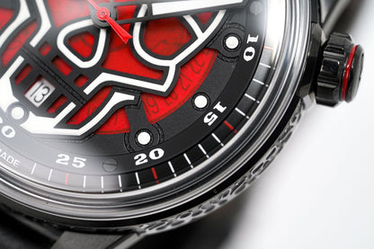 Bomberg Watch BB-01 Automatic Red Skull