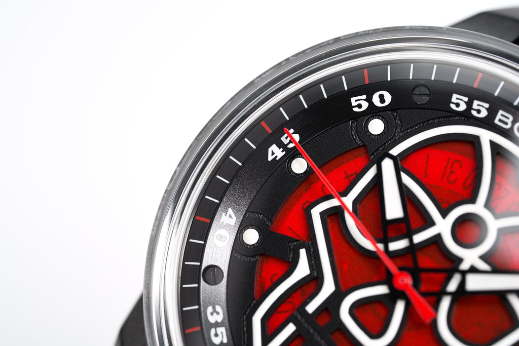 Bomberg Watch BB-01 Automatic Red Skull