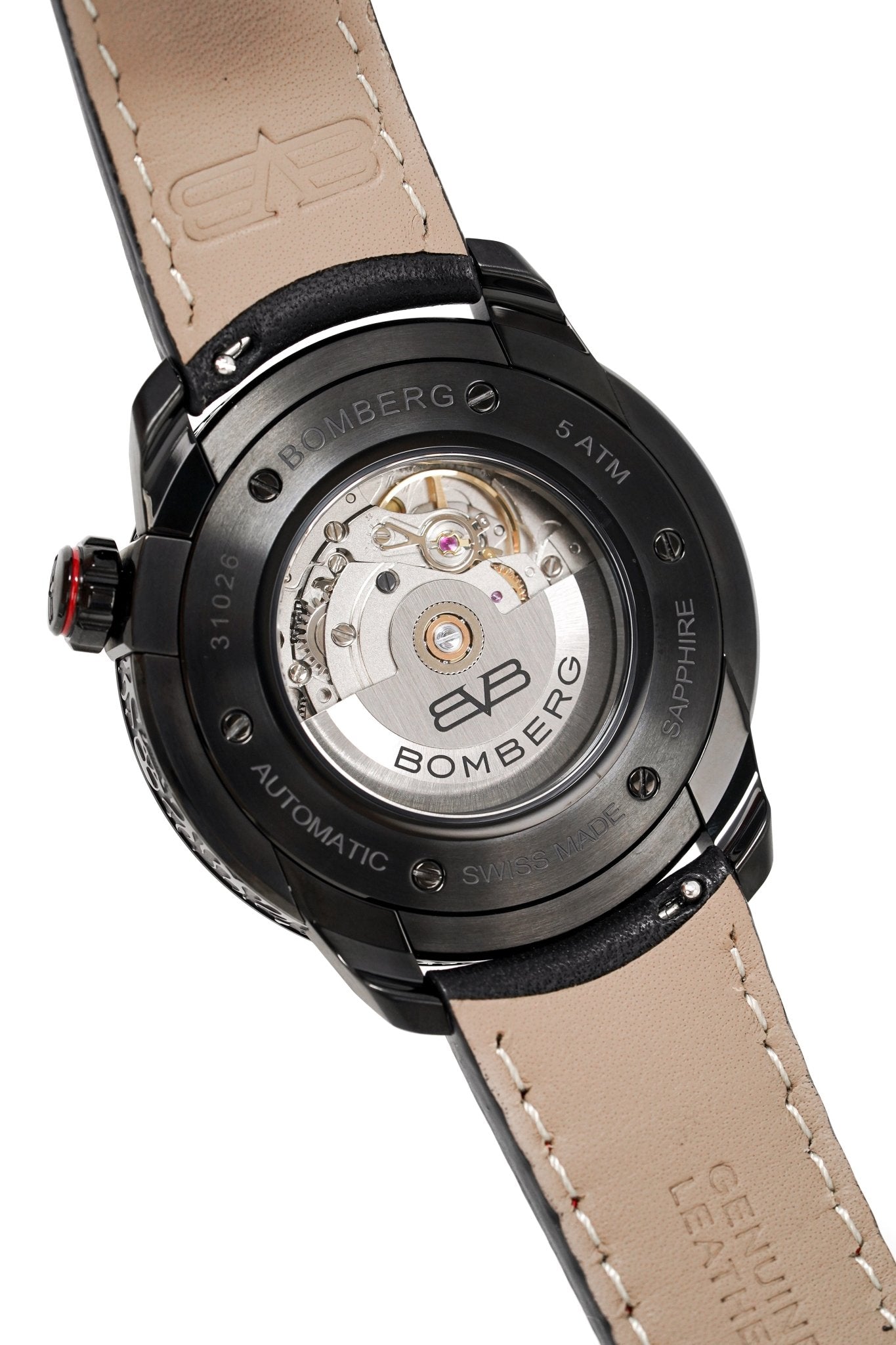 Bomberg Watch BB-01 Automatic Red Skull