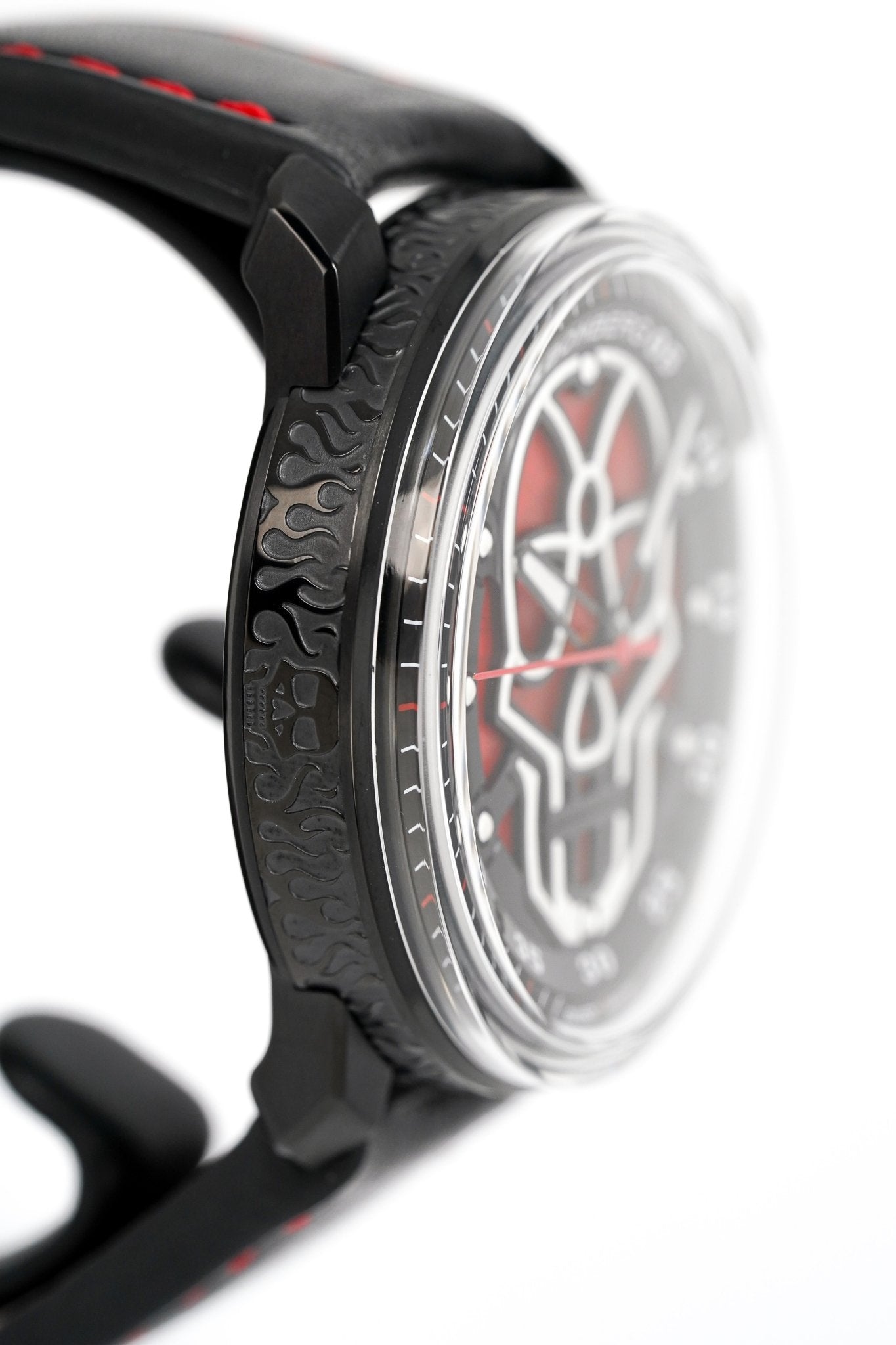 Bomberg Watch BB-01 Automatic Red Skull