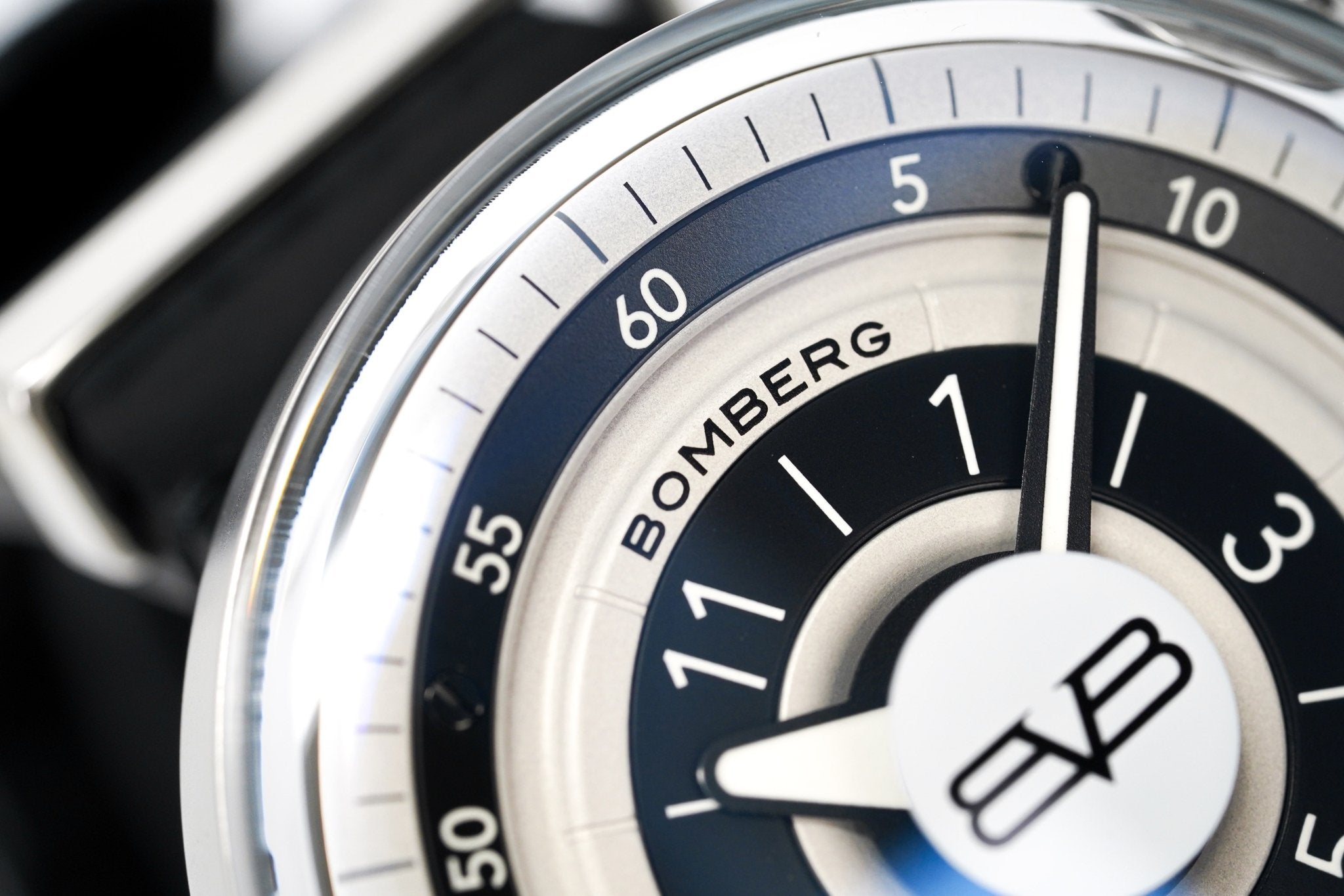 Bomberg Men's Watch BB-01 Stainless Steel Black